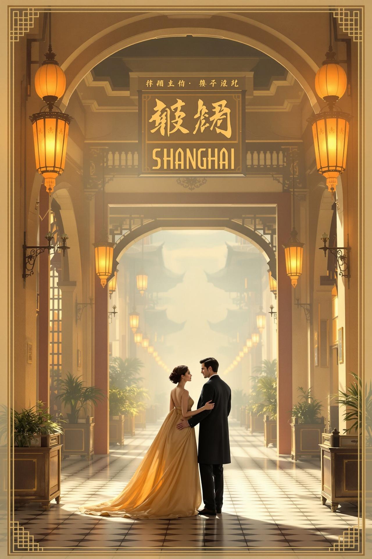 繁花往事影视海报，年代爱情类型作品