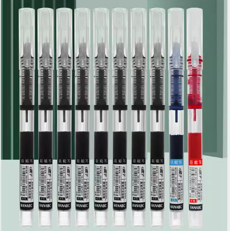 直液式走珠筆0.5mm（30支混裝，20黑5紅5藍）