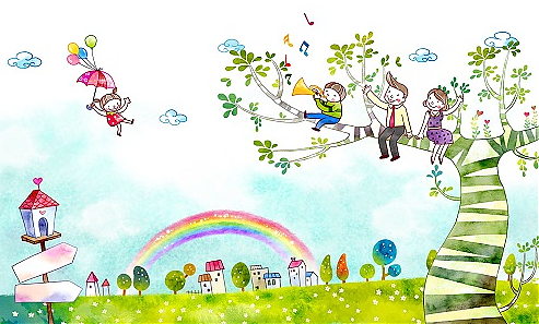 三（3）班彭浩宸：春天